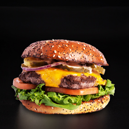 Бургер из мраморной говядины