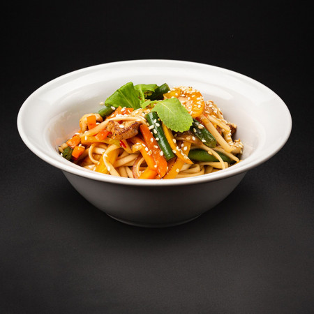 Удон с курицей 