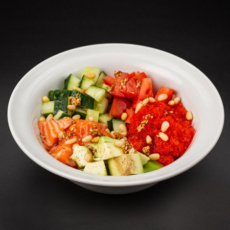 Поке лосось